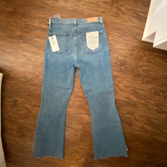 7 for all mankind high waist slim kick jeans - Picture 5 of 10